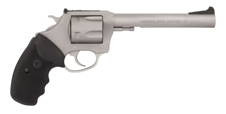 CHARTER ARMS TARGET MAGNUM .357 MAG. XL 6 SHOT 6IN ADJUSTABLE STANDARD STAINLESS STEEL 73566 - Win Repeating Arms Promotion